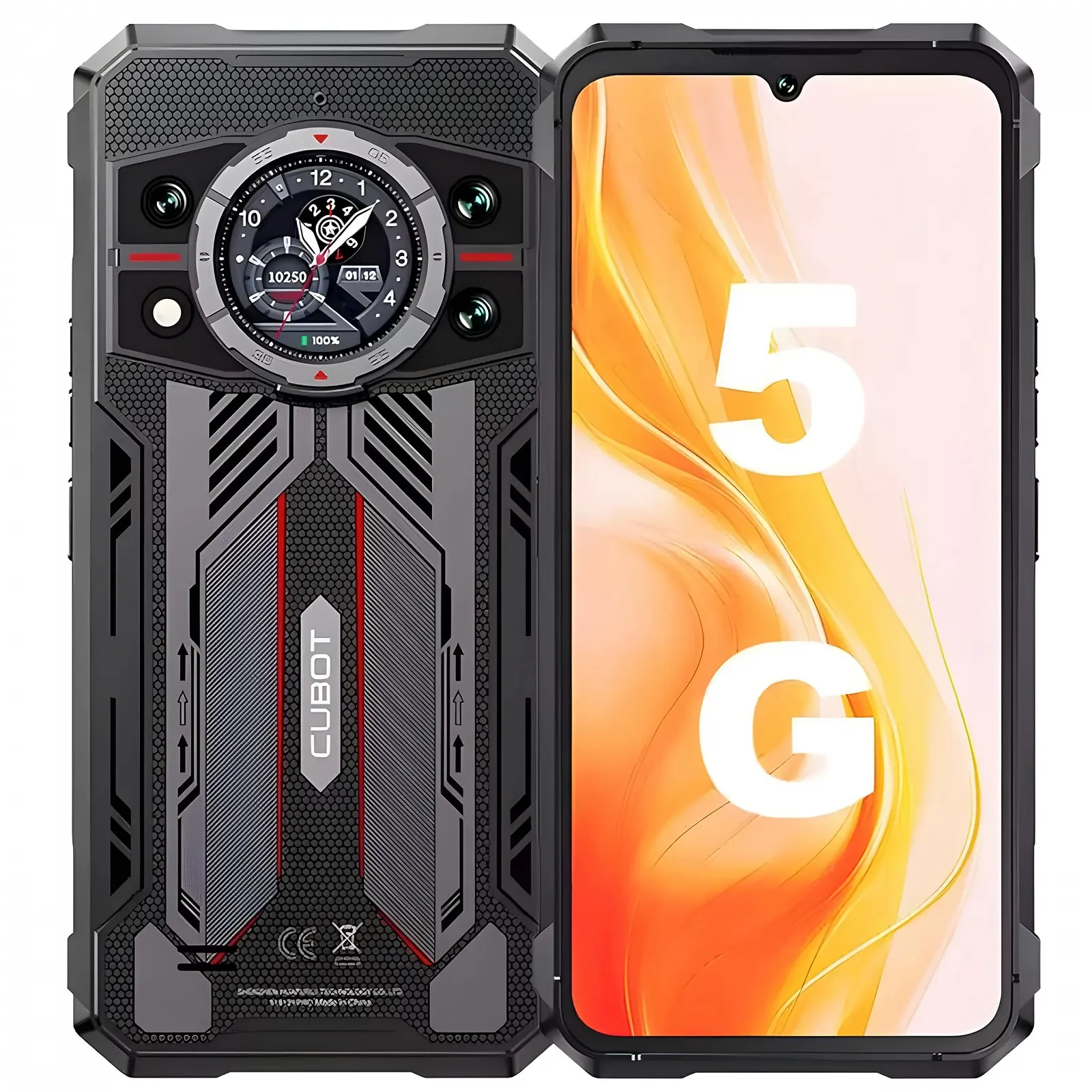 Смартфон CUBOT Kingkong 11 5G 6.72 дюйма FHD+ 120Hz 16GB 256GB 108MP 10200mAh Black, фото №1