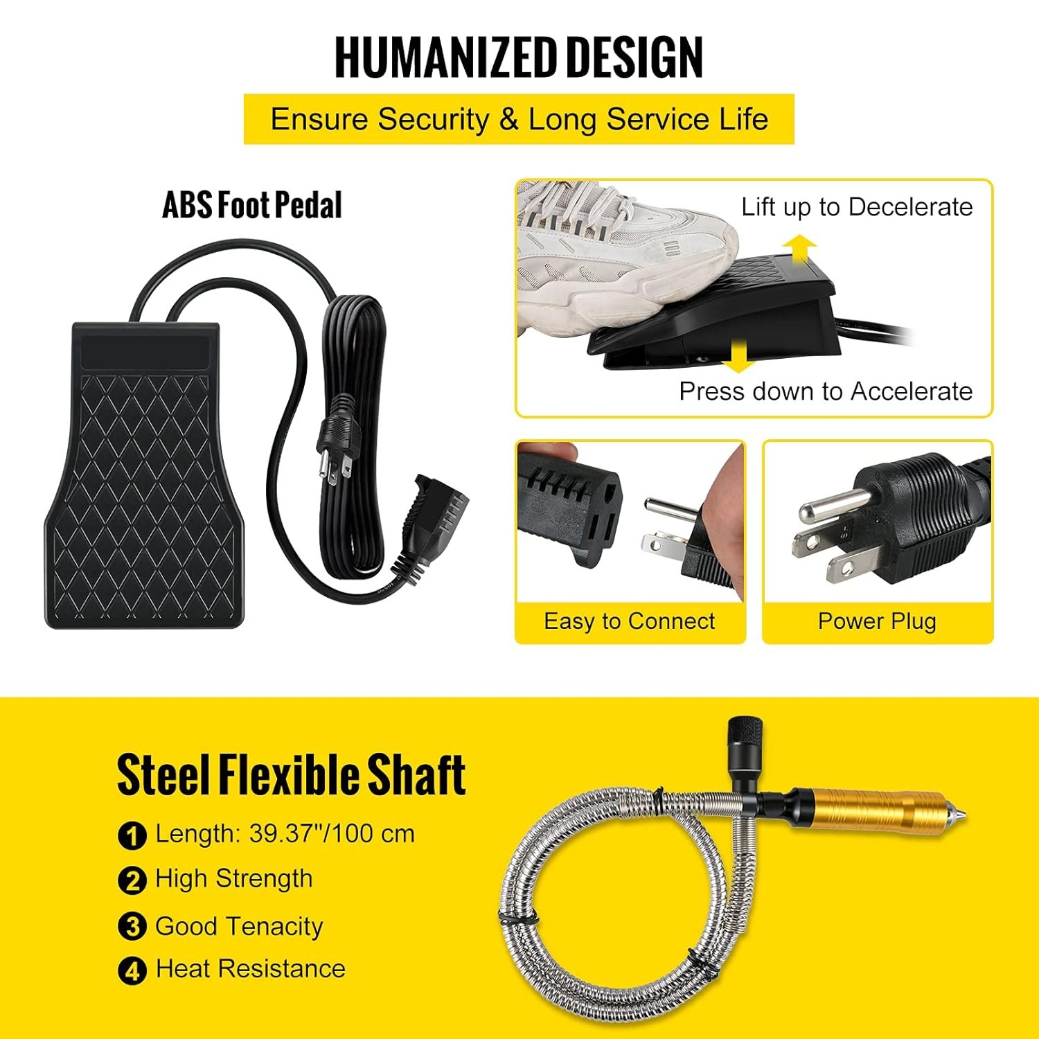 Шліфувальна машина Vevor 780W Grey, фото №5 Шліфувальна машина Vevor 780W Grey, фото №5