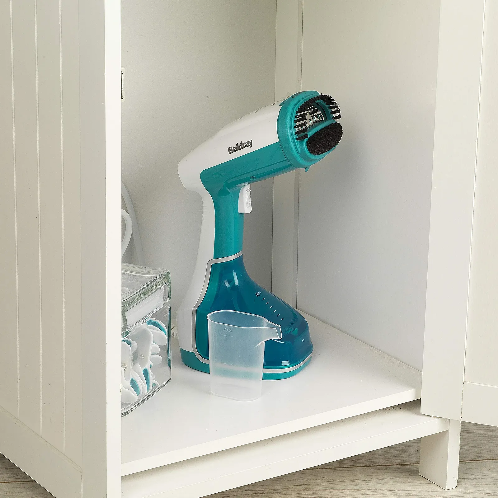 Вертикальный отпариватель Beldray Multi Steam Pro BEL0815-VDE 1200W Бирюзовый/Белый, фото №4