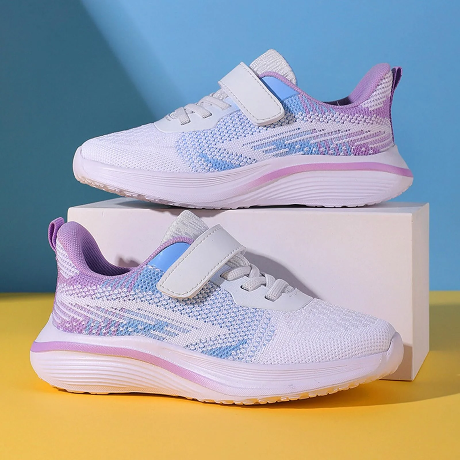 Кросівки для хлопчиків і дівчаток, легкі спортивні дитячі кросівки для занять у приміщенні, дихаючі, фото №3