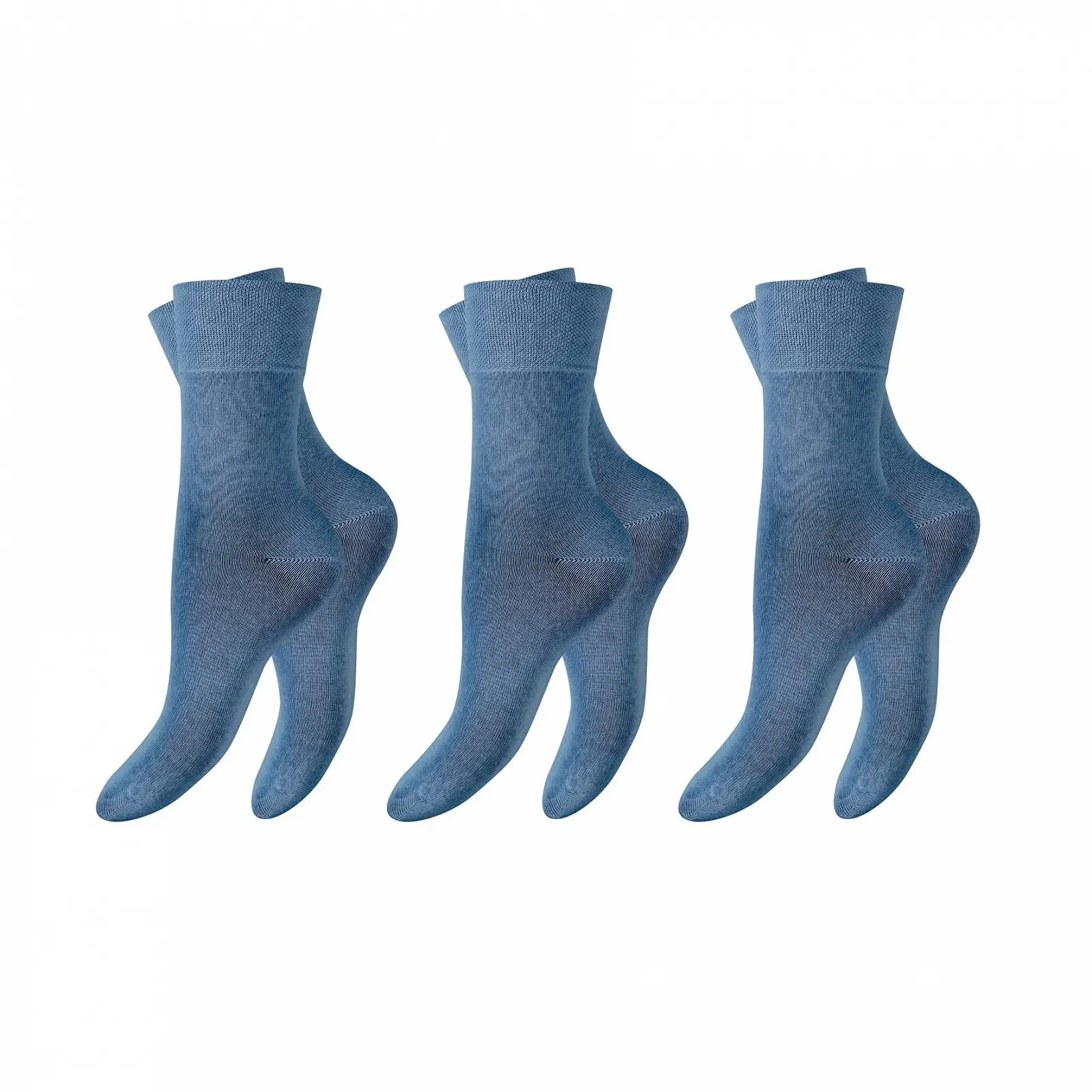 6 пар жіночих шкарпеток для діабетиків з комфортним поясом без гумки та без швів з гребінної органічної бавовни, фото №4