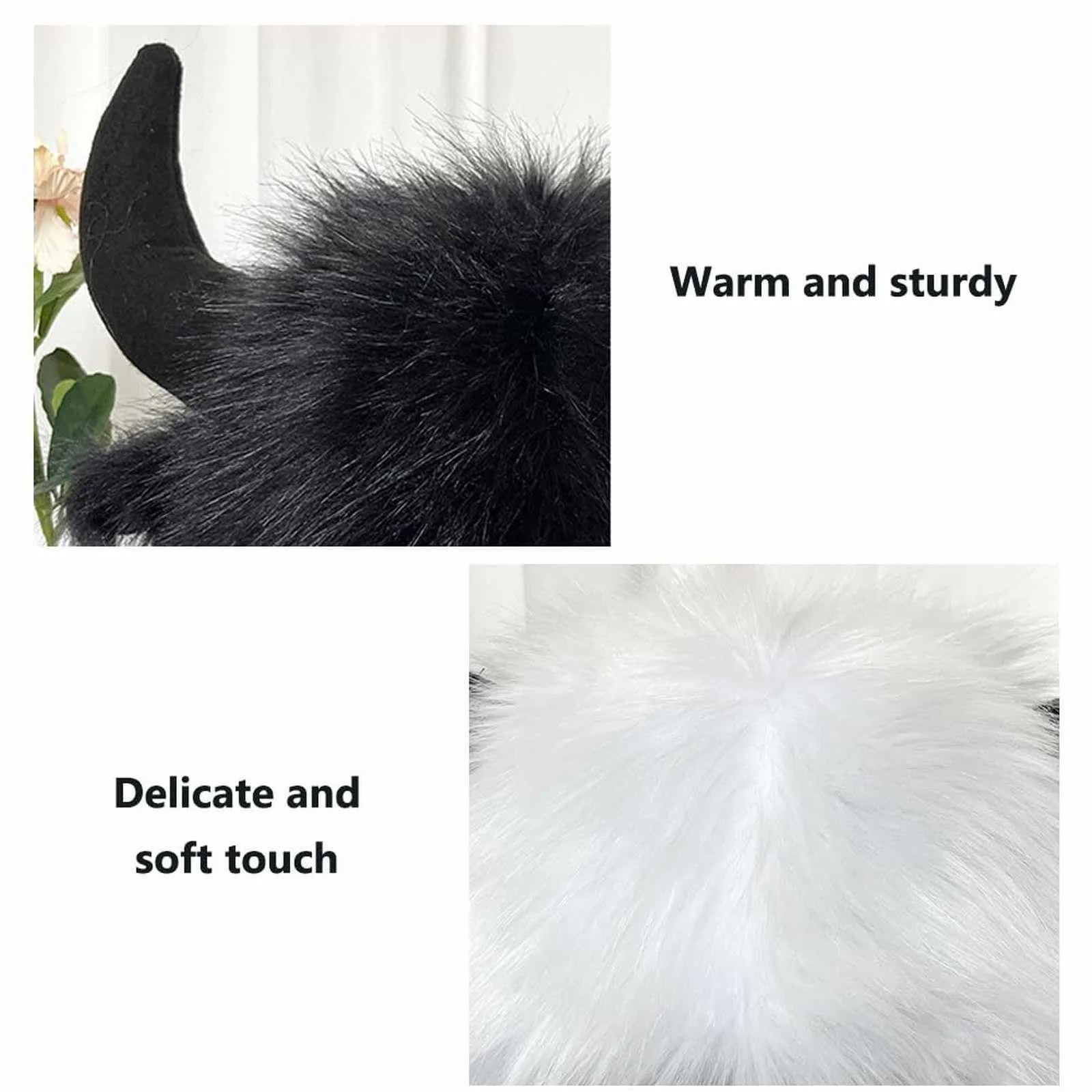 Зимова шапка kosopse з хутряними навушниками для дітей, зимова шапка, фото №3