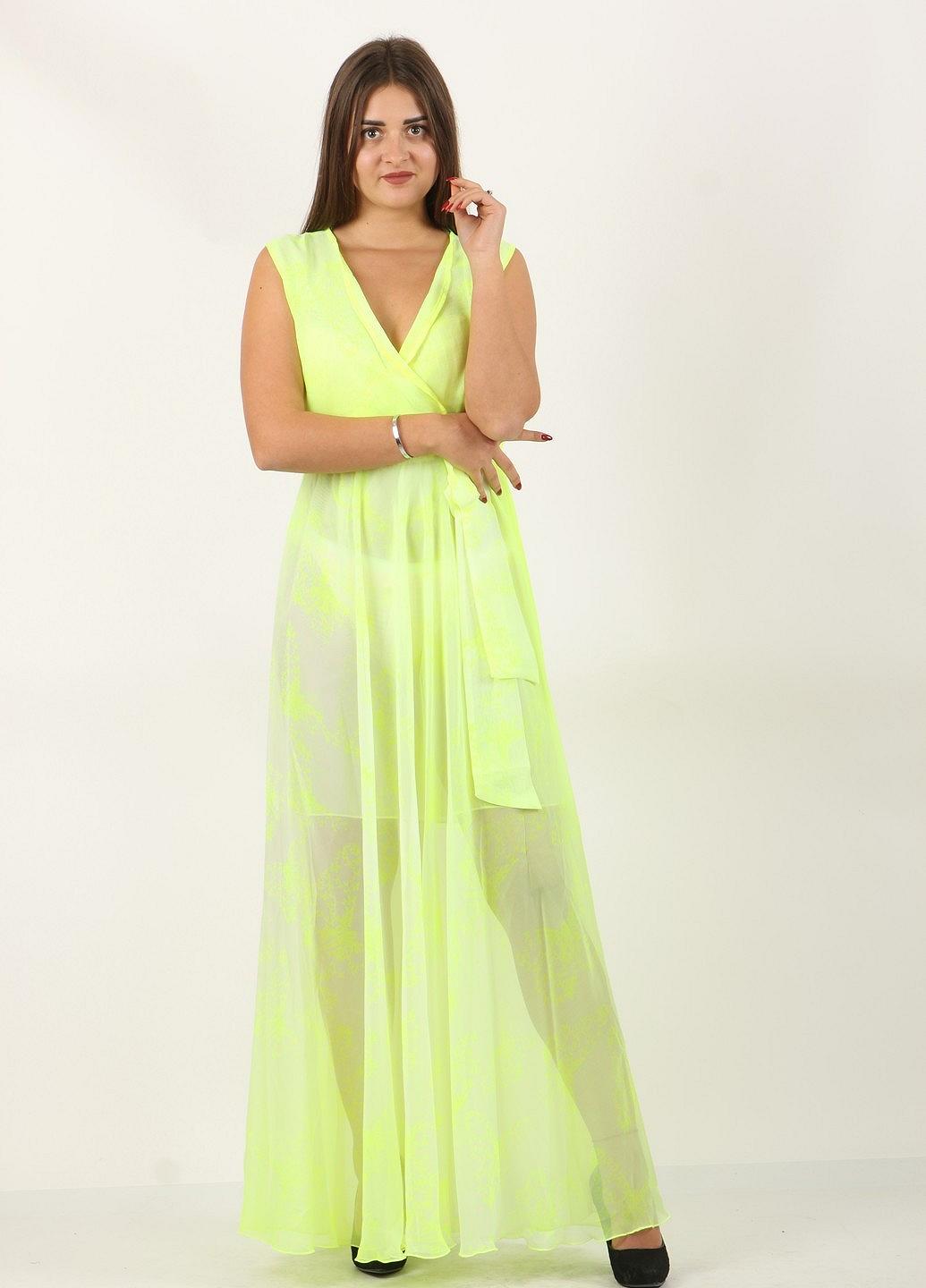 Платье Enna Levoni L Салатовый (ND-5380-Lime green, фото №2