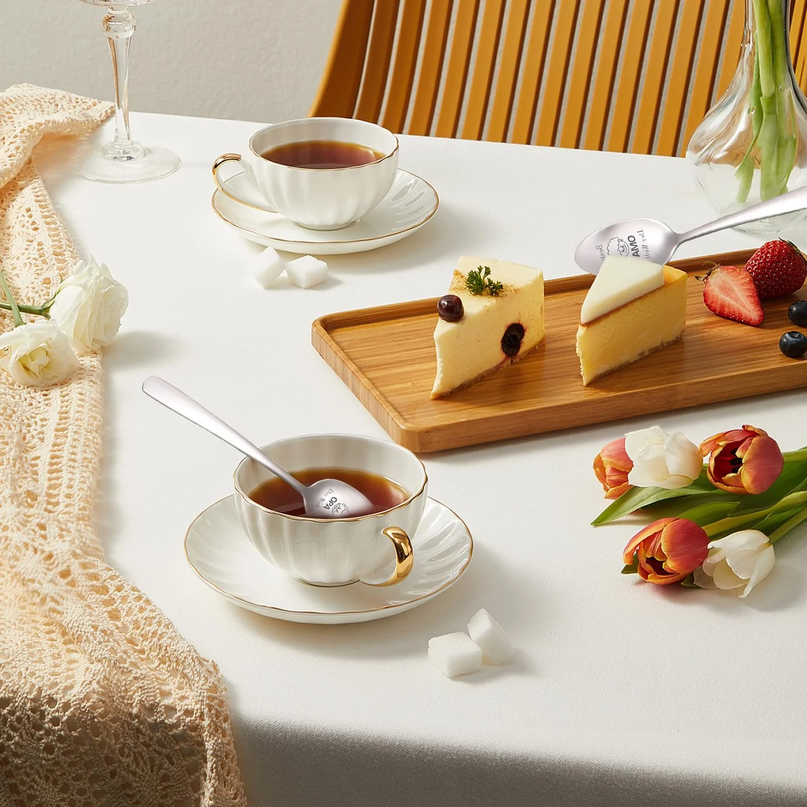 Ложка Кавова Нержавіюча сталь, паковання 2 шт., фото №8