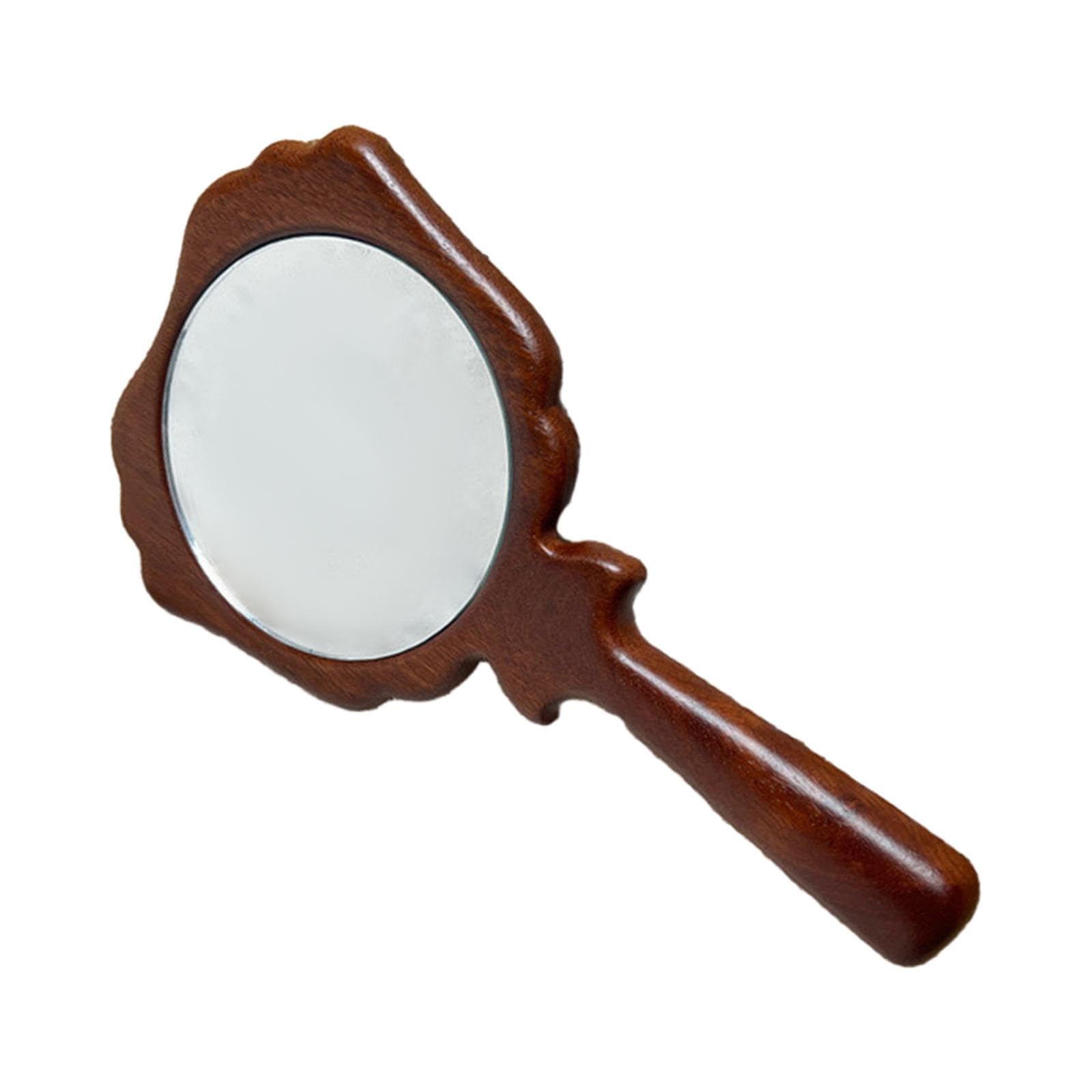 Зеркало Harayaa ручное с деревянной ручкой винтажное косметическое деревянное, фото №1 Зеркало Harayaa ручное с деревянной ручкой винтажное косметическое деревянное, фото №1