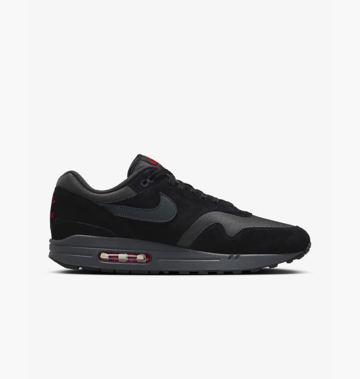 Кроссовки Nike Air Max 1 Black Размер 44.5, фото №3