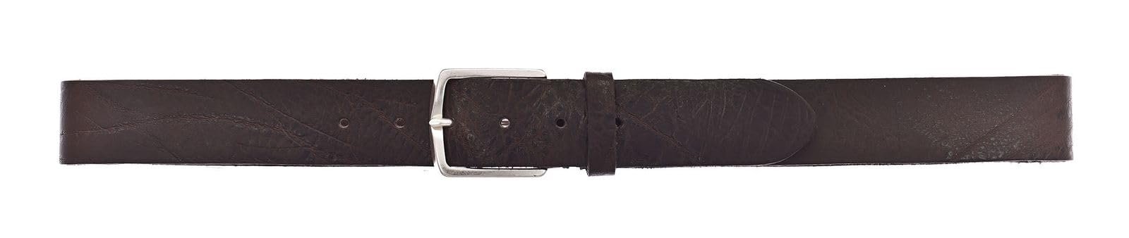 Кожаный ремень b.belt Zac W80 Темно-коричневый, темно-коричневый, фото №2