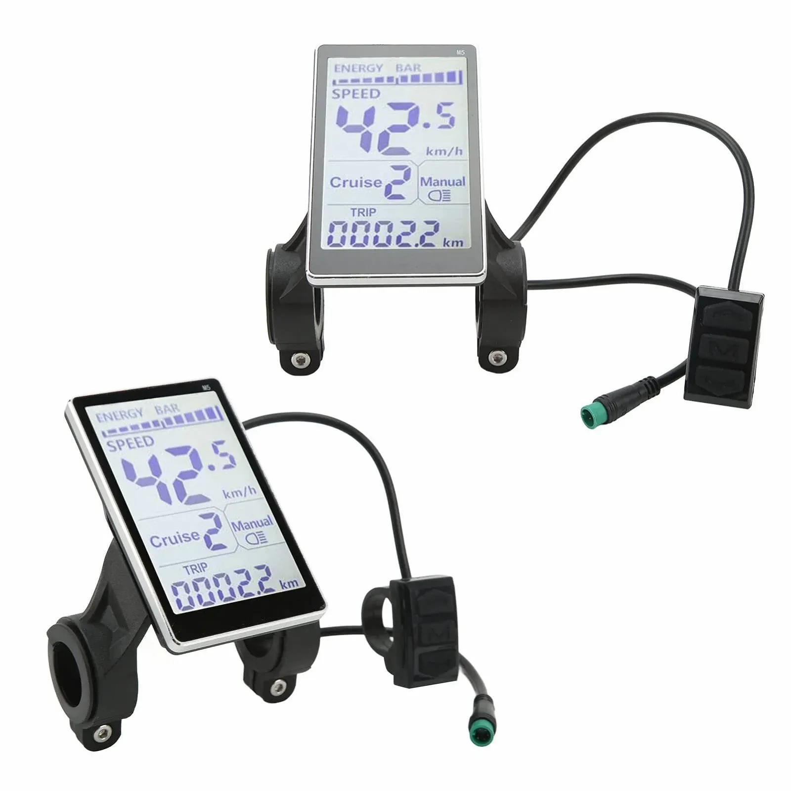 Дисплей M5 Universal LCD 24V 36V 48V 60V для 31,8 22,2 мм, фото №8