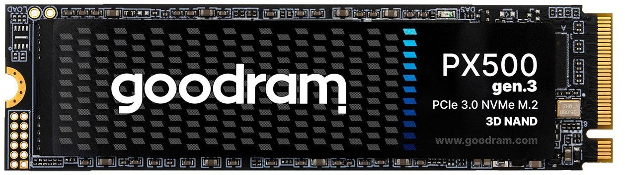 Накопитель SSD Goodram PX500 Gen.3 1TB M.2 2280 PCIe 3.0 x4 NVMe 3D NAND QLC (SSDPR-PX500-01T-80-G3), фото №1