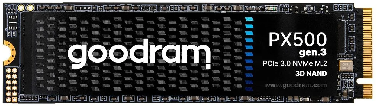 Накопичувач SSD Goodram PX500 Gen.3 1TB M.2 2280 PCIe 3.0 x4 NVMe 3D NAND QLC (SSDPR-PX500-01T-80-G3), фото №1