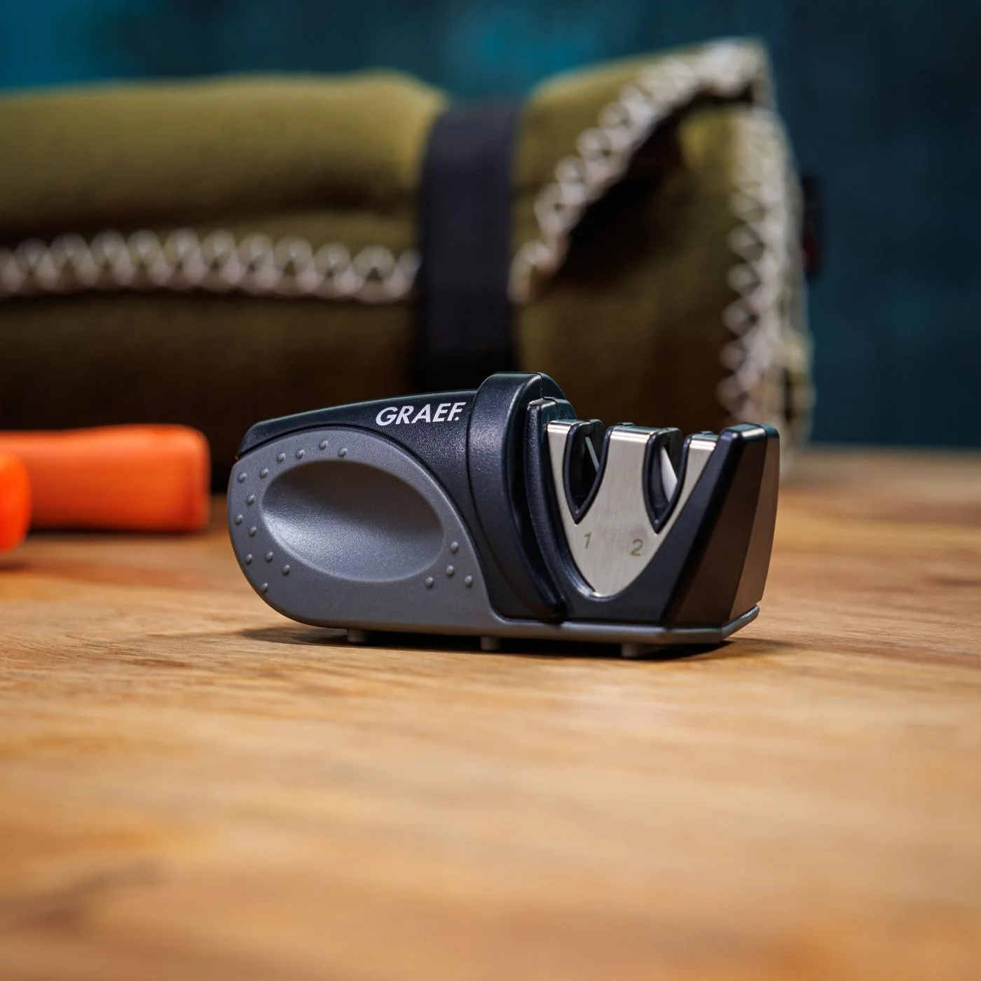 Ручная точилка для ножей GRAEF Piccolo угол заточки 20° эргономичная ручка, фото №2