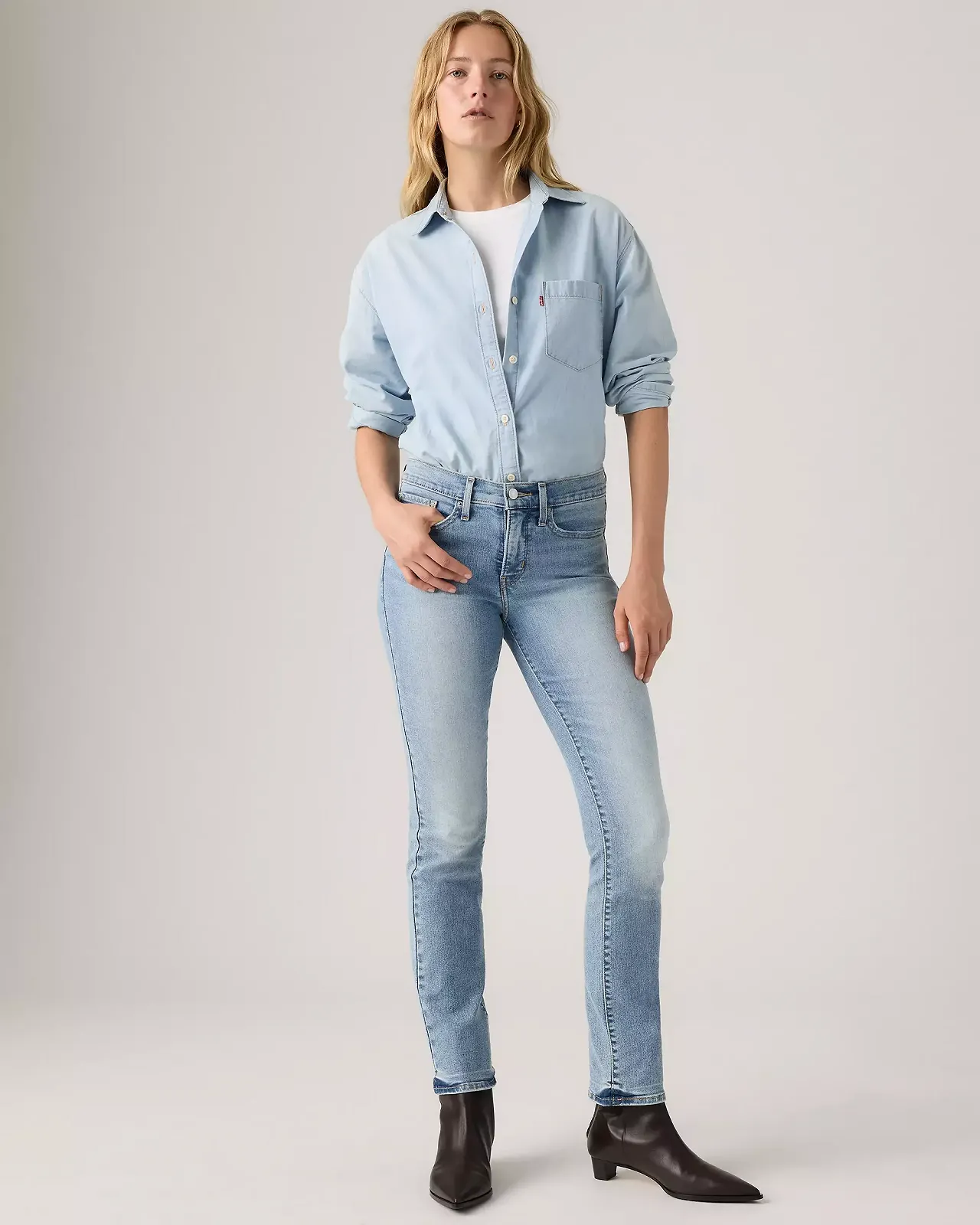 Жіночі джинси Levis - 314 Shaping Straight Twice The Time - Womens - 32, фото №3 Жіночі джинси Levis - 314 Shaping Straight Twice The Time - Womens - 32, фото №3
