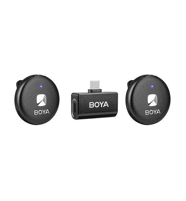 Бездротовий мікрофон подвійний Type-C 2.4ГГЦ 50м BOYA Omic-U, фото №6