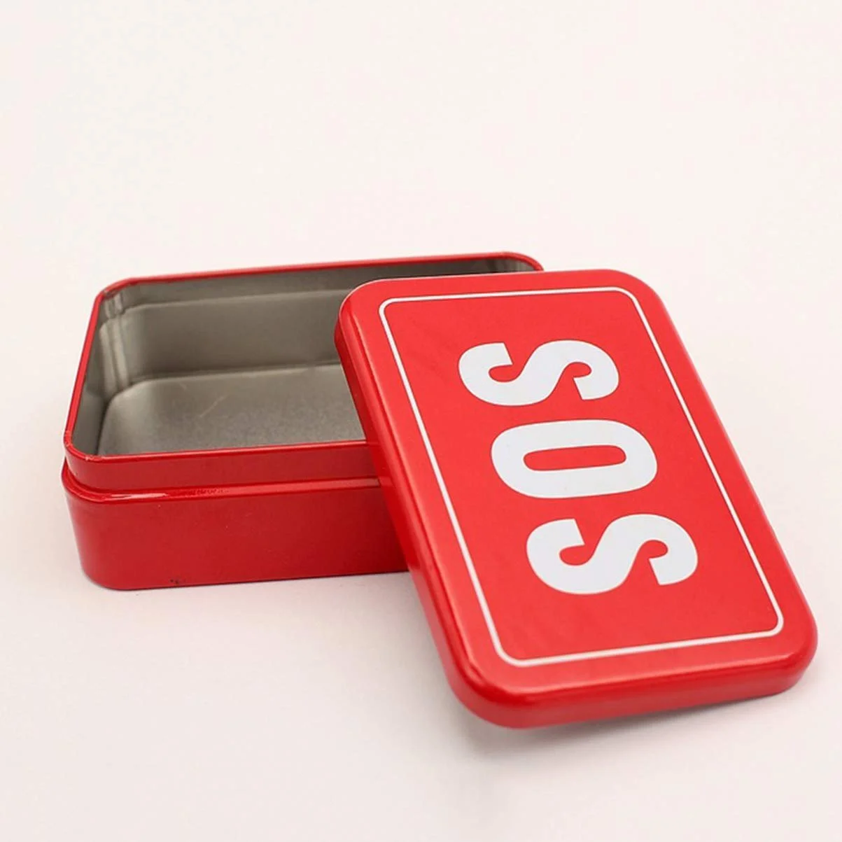 Набір для виживання Sosoport 3St у металевому футлярі, червоний, фото №6