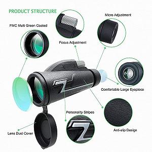 HD Durable Powerful 16x50 Монокуляр Телескоп Bak4 Prism Водонепроницаемый Противотуманный Монокулярный прицел штатив крепление для телефона идеально для птиц synthetic.ua - Фото 1