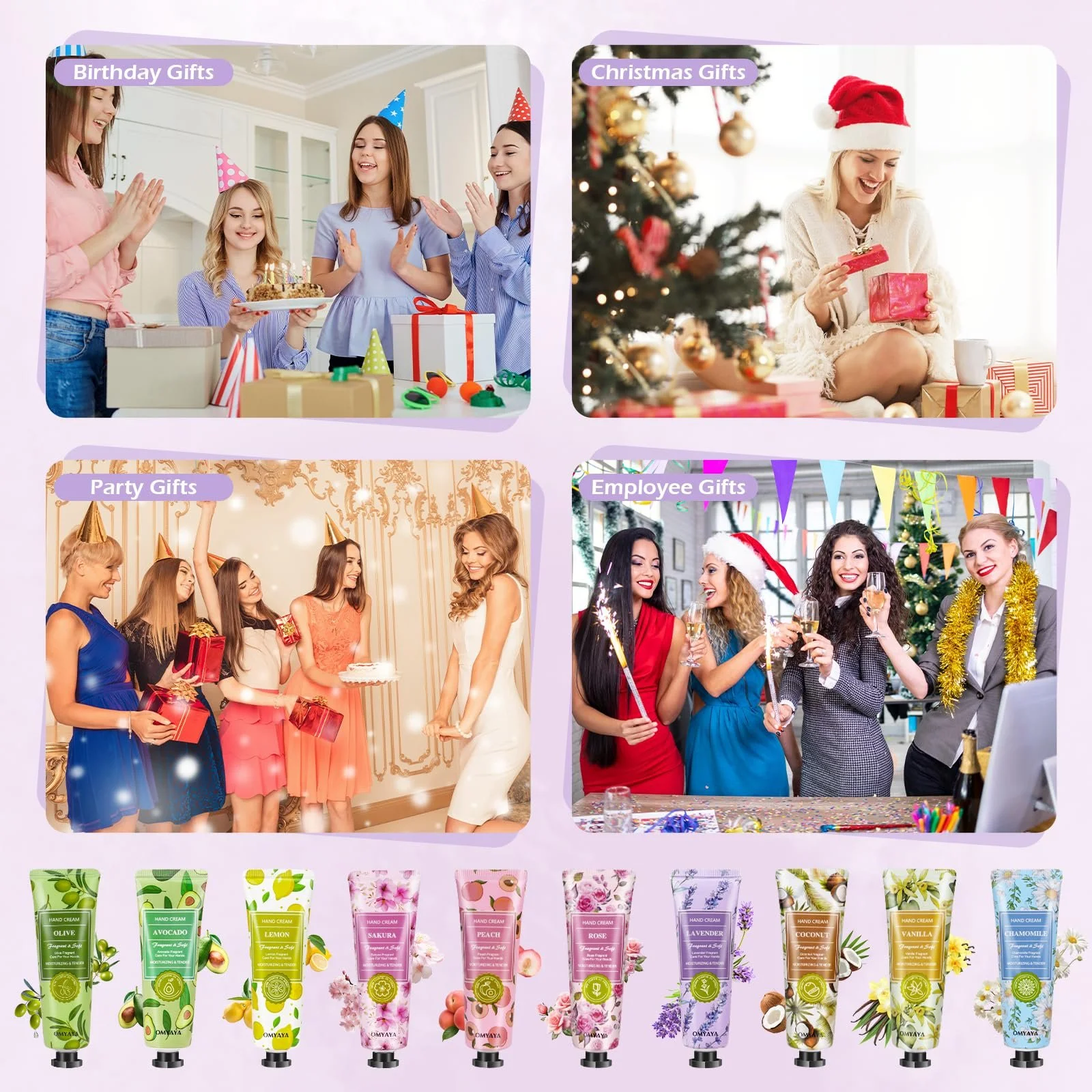 Крем для рук Набір, 10 шт Міні-крем для рук з маслом ши Зволожуючий крем, фото №7