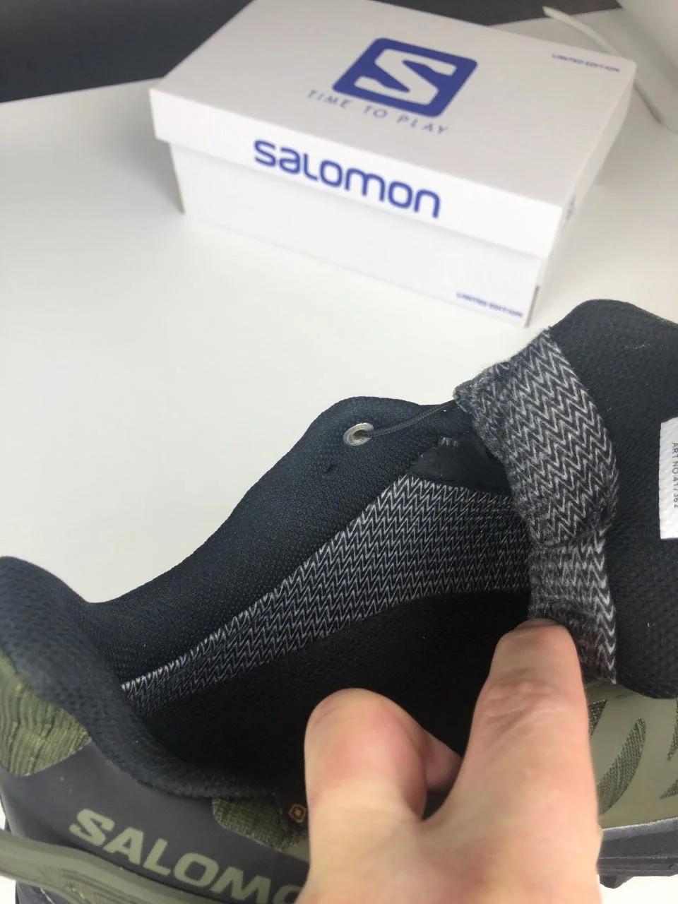 Чоловічі термо кросівки Salomon Supercross 4 Gore-tex хакі, фото №7 Чоловічі термо кросівки Salomon Supercross 4 Gore-tex хакі, фото №7