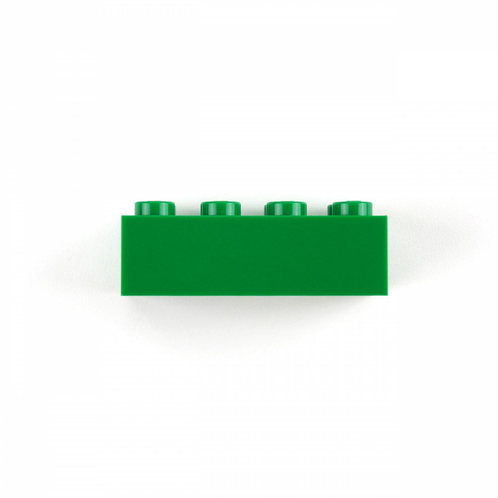 Блоки Lego® Classic Green - 2x4 3001 - 100 шт, фото №3