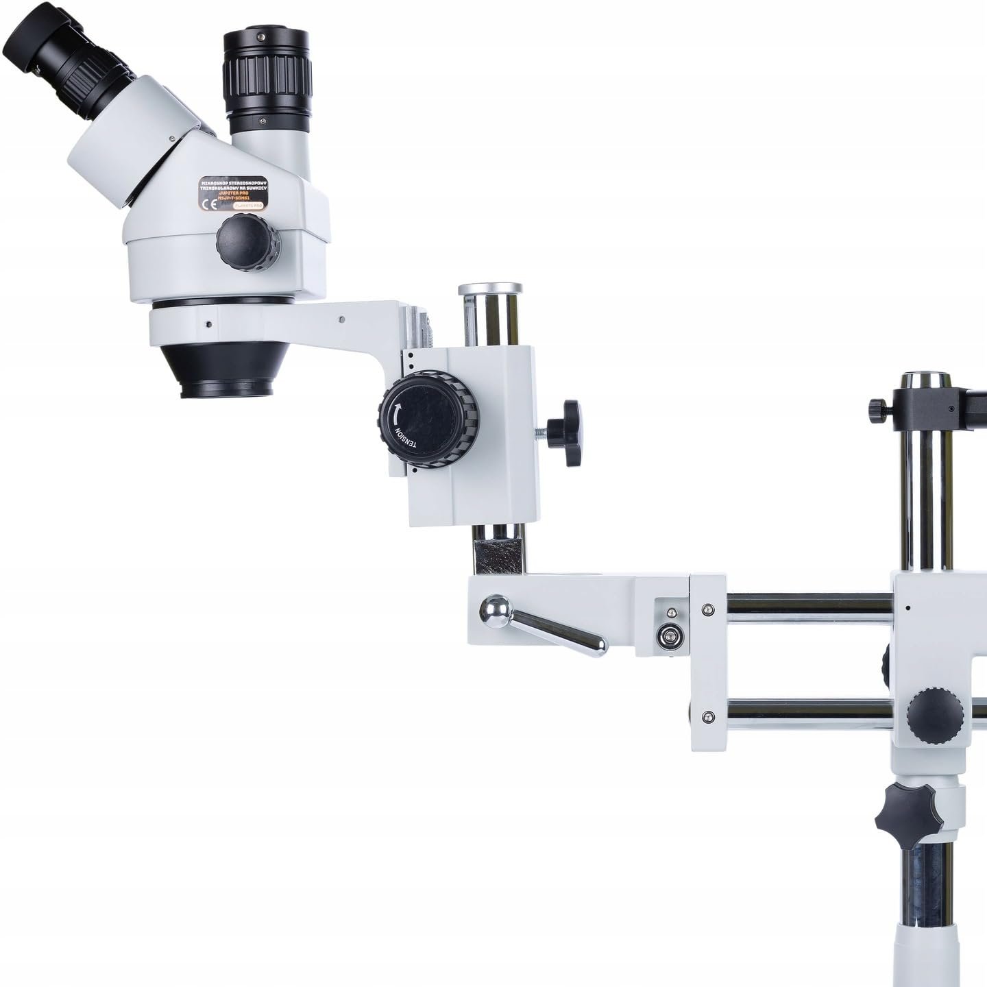 Стереомикроскоп тринокулярный Rosfix Jupiter Pro MSJP-T-SDMS1, увеличение 7x-50x, предметный столик X/Y, головка 360°, фото №3