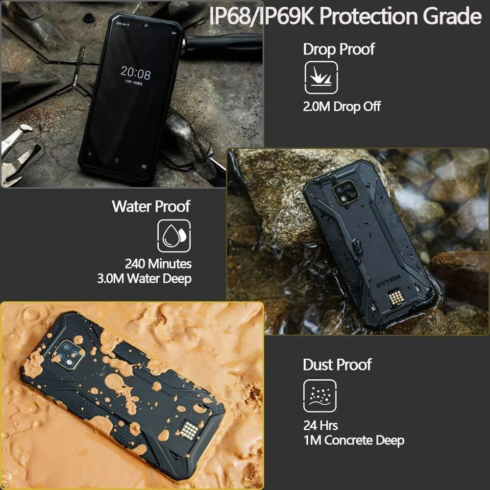 Смартфон DOOGEE S95 6/128GB IP68 48MP 6,3" Modular Rugged, фото №2 Смартфон DOOGEE S95 6/128GB IP68 48MP 6,3" Modular Rugged, фото №2