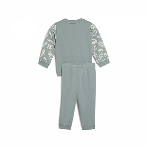 Спортивний костюм SANDY ADVENTURES Crew Set  Puma Зелений XXS synthetic.ua - Фото 1