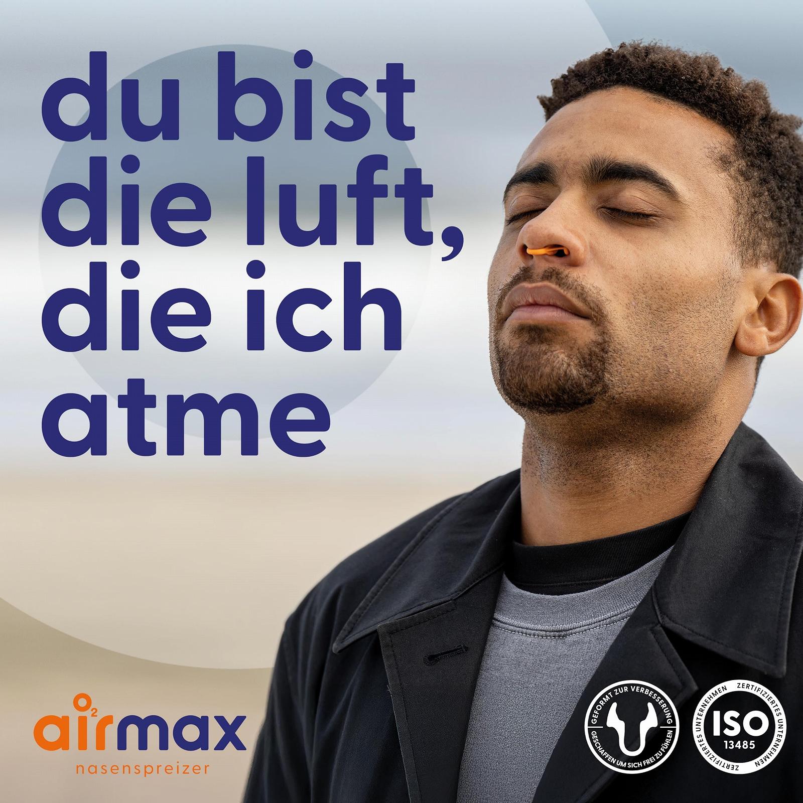 Розширювач для носа Airmax Classic для полегшення дихання у разі закладеності носа розширює крила носа з коробкою для зберігання, фото №6