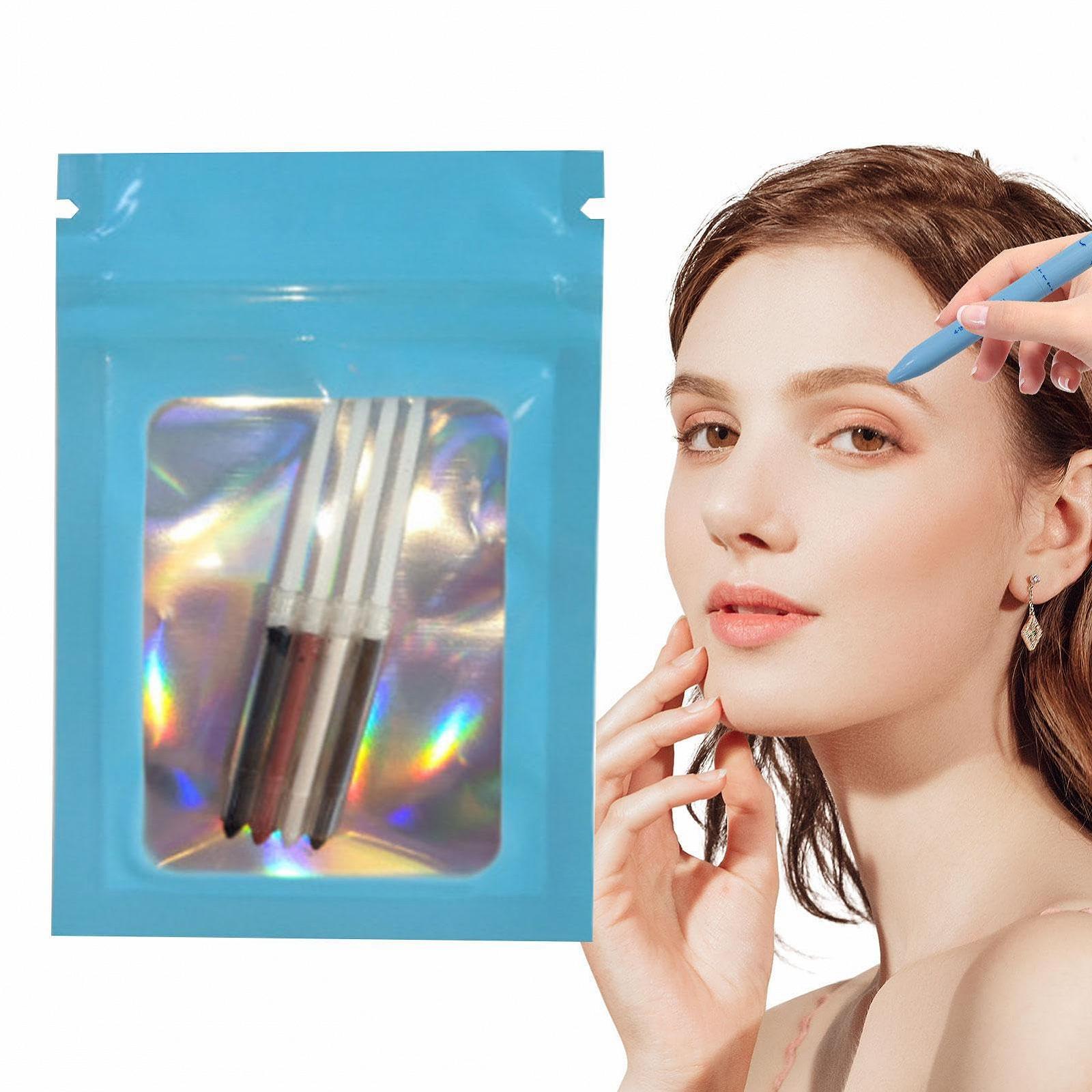 Карандаш для контура и хайлайтера для бровей 4 в 1 Moxeupon, фото №1