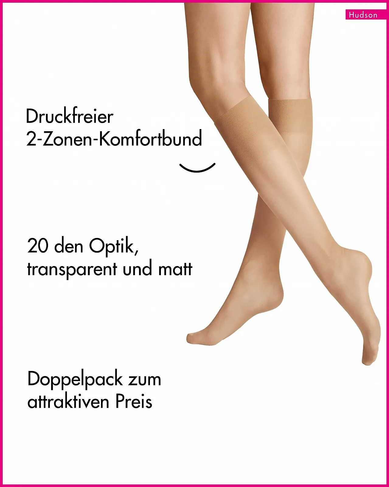 Гольфы Hudson Lilly Put (2 пары), фото №2 Гольфы Hudson Lilly Put (2 пары), фото №2