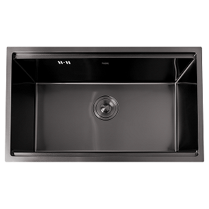 Чорна мийка під стільницю 1.5 мм багатофункціональна Nett NB-7042 synthetic.ua - Фото 1