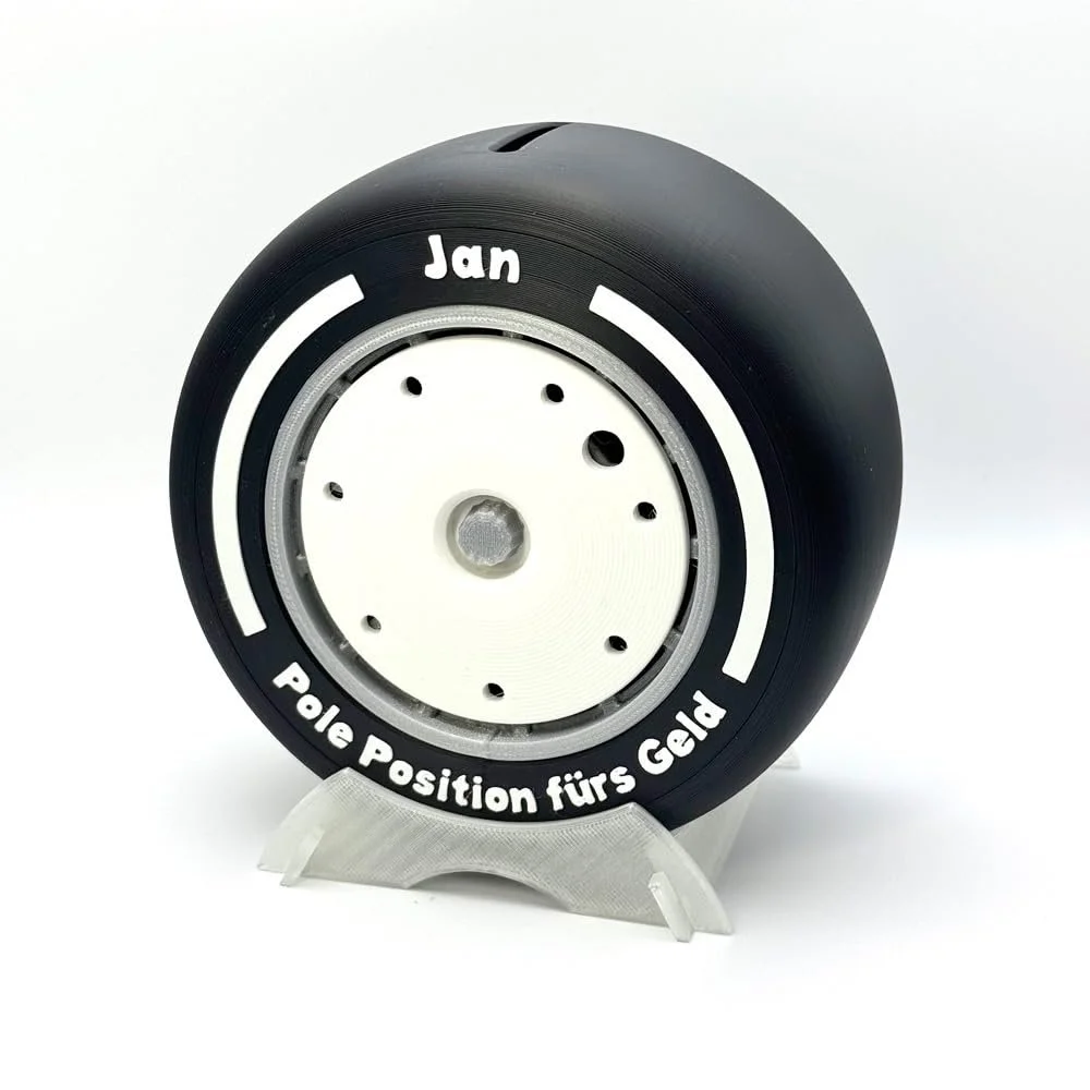 Копилка Formula 1 Slick Tyre Персонализированная, фото №6