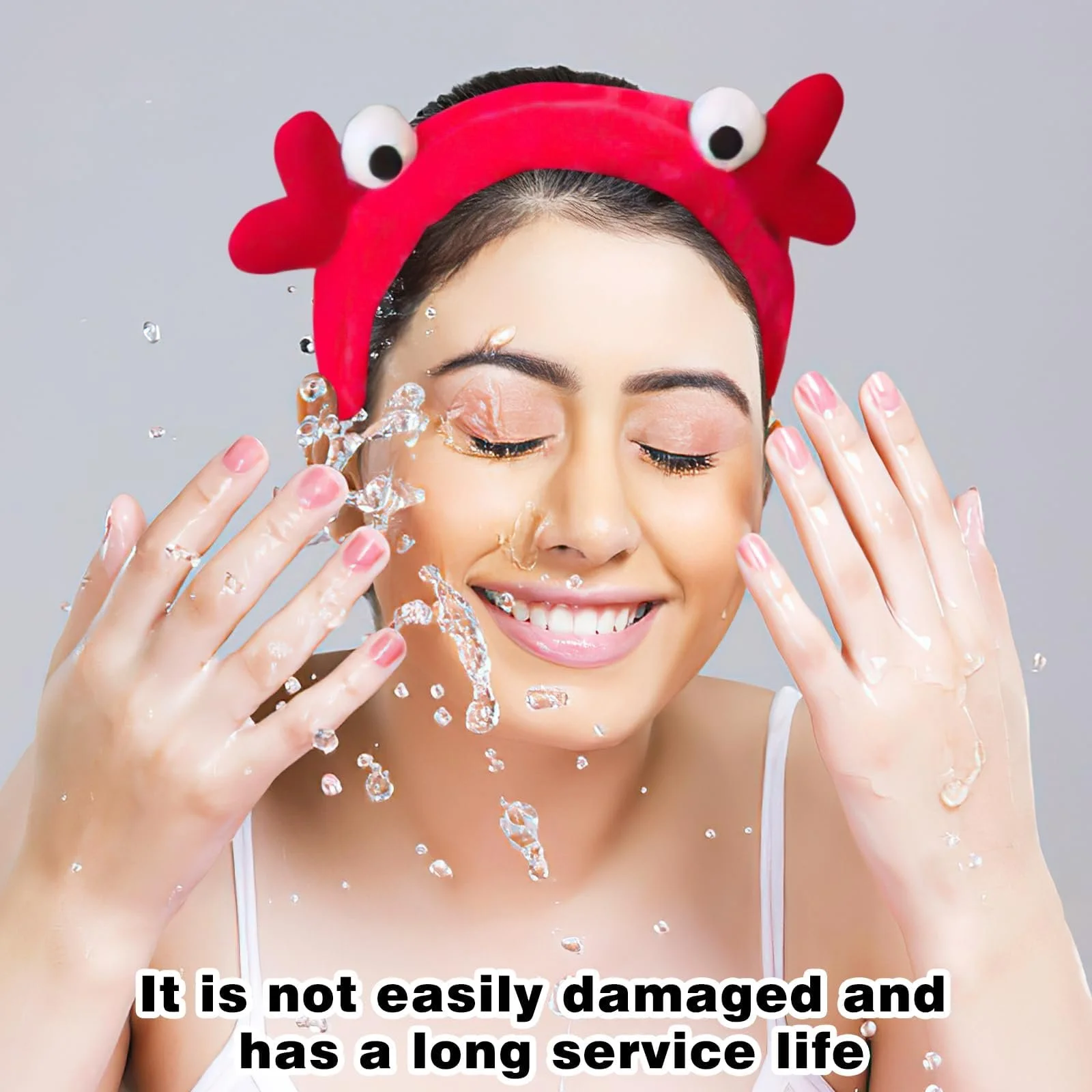 Пов'язка для волосся Cosmetics Coral Fleece Еластична, фото №4