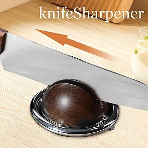 Точило Kitchen Grinder двостороннє на присосці для ножів та ножиць synthetic.ua - Фото 1