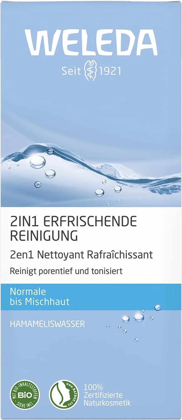 Очищувальний засіб і тонік 2-в-1 Weleda Organic Refreshing 100 мл, фото №6 Очищувальний засіб і тонік 2-в-1 Weleda Organic Refreshing 100 мл, фото №6