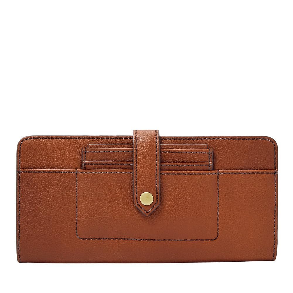 Кошелек Fossil Myra Casual, 20,3 см x 2 см x 10,7 см, коричневый, повседневный, фото №1