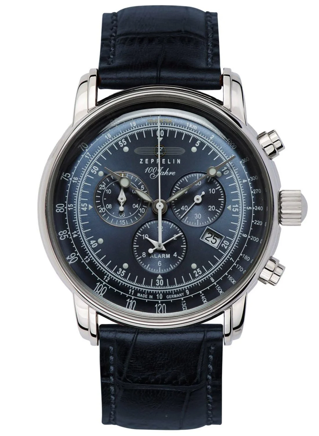 Хронограф Zeppelin Unisex 7680-3, кожаный ремешок, разноцветный, фото №1 Хронограф Zeppelin Unisex 7680-3, кожаный ремешок, разноцветный, фото №1