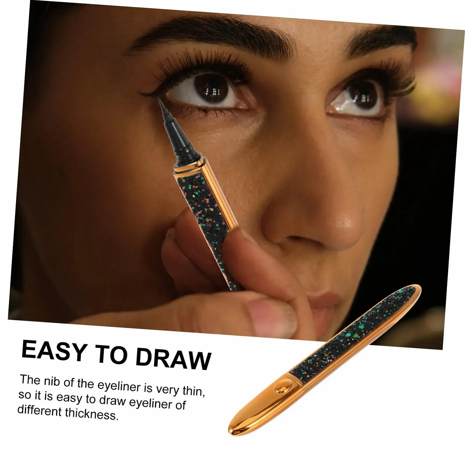 Підводка для очей CRILSTYLEO Стійкий Макіяж Діамантовий блиск Рідка, фото №2