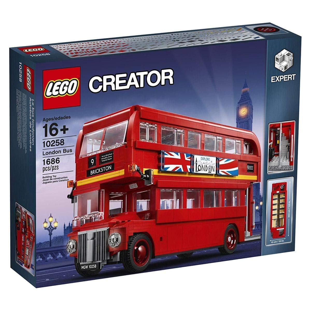 Конструктор LEGO Creator Expert London Bus 10258 1686 частин, фото №3