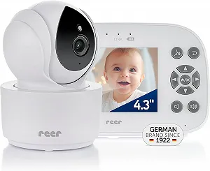 Детская видеоняня с монитором 4.3'' reer BabyCam XL Move Белый - Фото 1