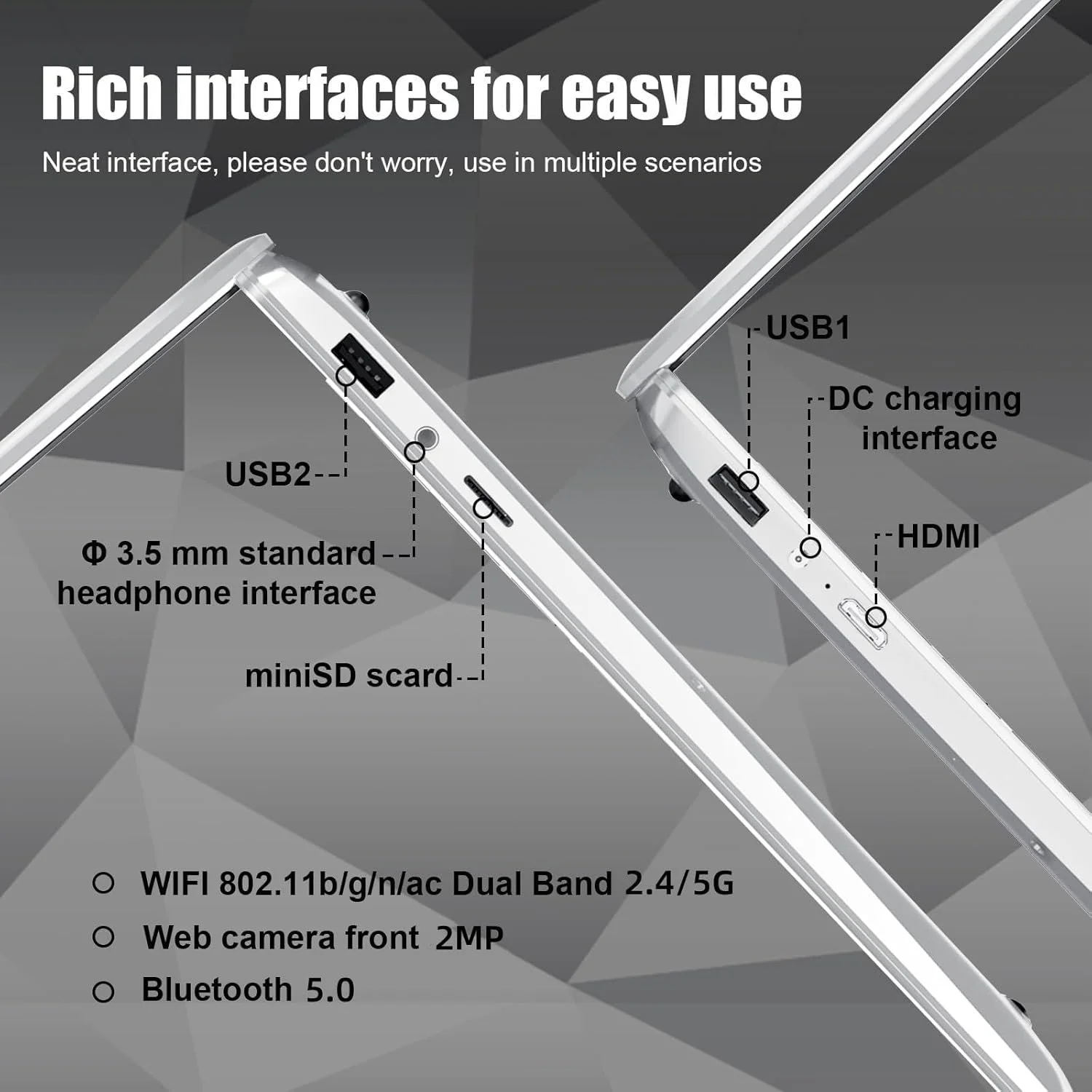 Ноутбук 15.6" OUZRS Tab600 Intel Celeron N4000 RAM 16GB SSD 256GB Windows 11, фото №4