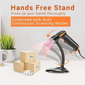 Сканер Tera L51OOY-Z Чорний-помаранчевий synthetic.ua - Фото 1