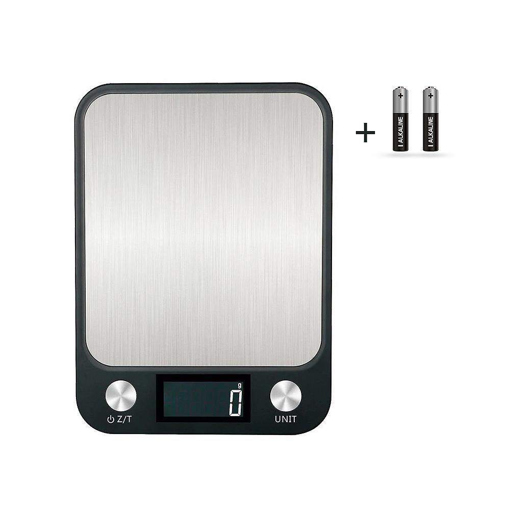 Ваги кухонні електронні Losso Premium CX - 5 кг з батарейками Чорні, фото №1