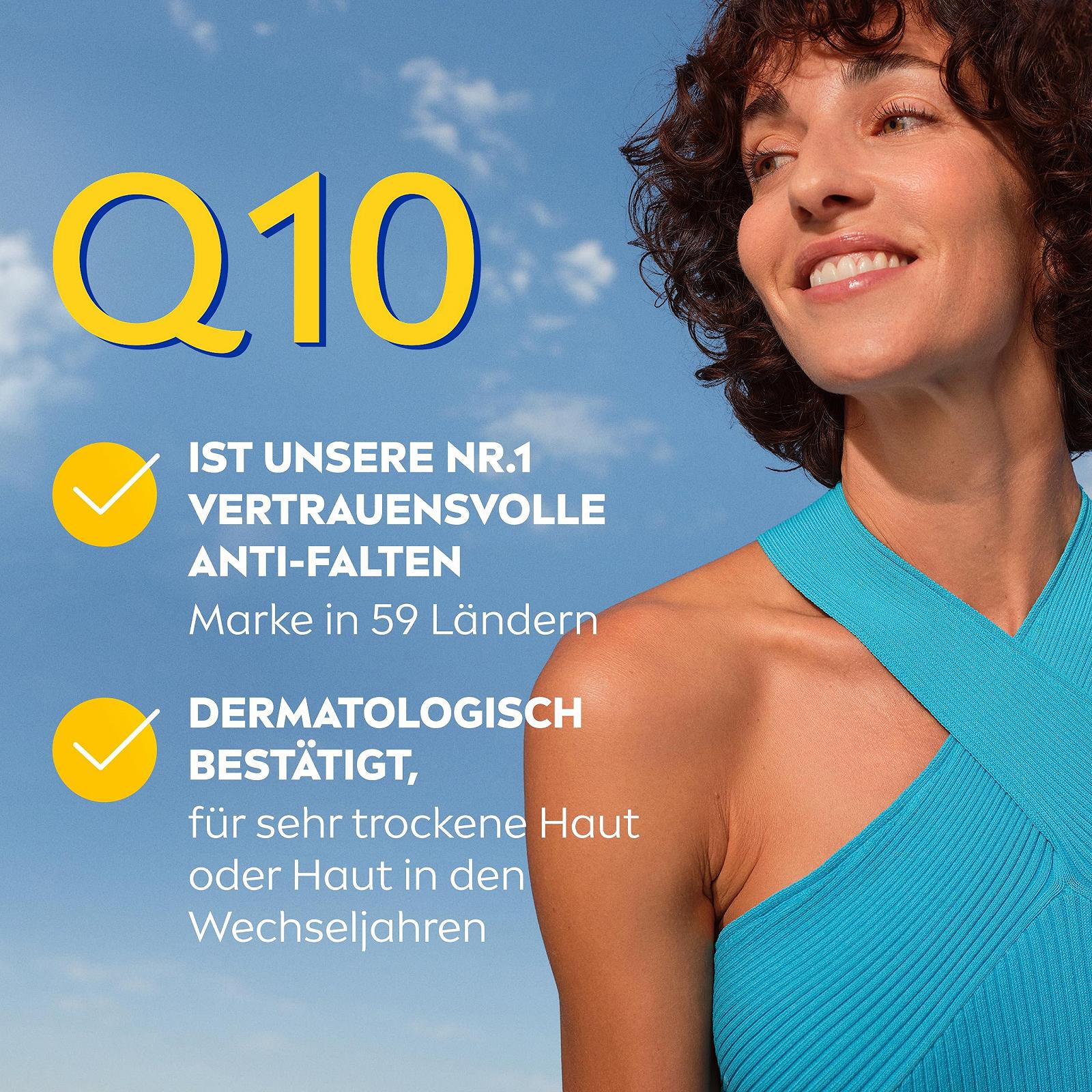 Денний крем для обличчя NIVEA Q10 Anti-Wrinkle зміцнюючий з аргановою олією та скваланом SPF 15 (50 мл), фото №9