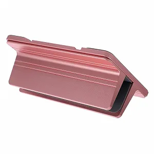 Подставка для ноутбука алюминиевая вертикальная NOLITOY держатель для ноутбука прочный компактный настольный портативный для офиса дома розовое золото - Фото 1