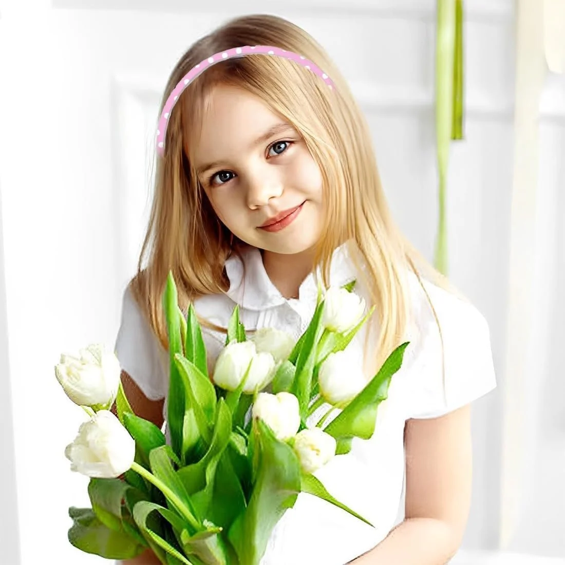 Обруч для дівчинки ясельного віку Квітка, Набір з 6 штук, фото №2 Обруч для дівчинки ясельного віку Квітка, Набір з 6 штук, фото №2