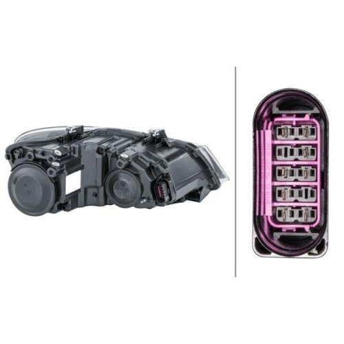 Фара головного світла HELLA 1EE 247 051-091 для VW ліва, фото №2