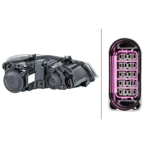 Фара головного света HELLA 1EE 247 051-091 для VW левая, фото №2