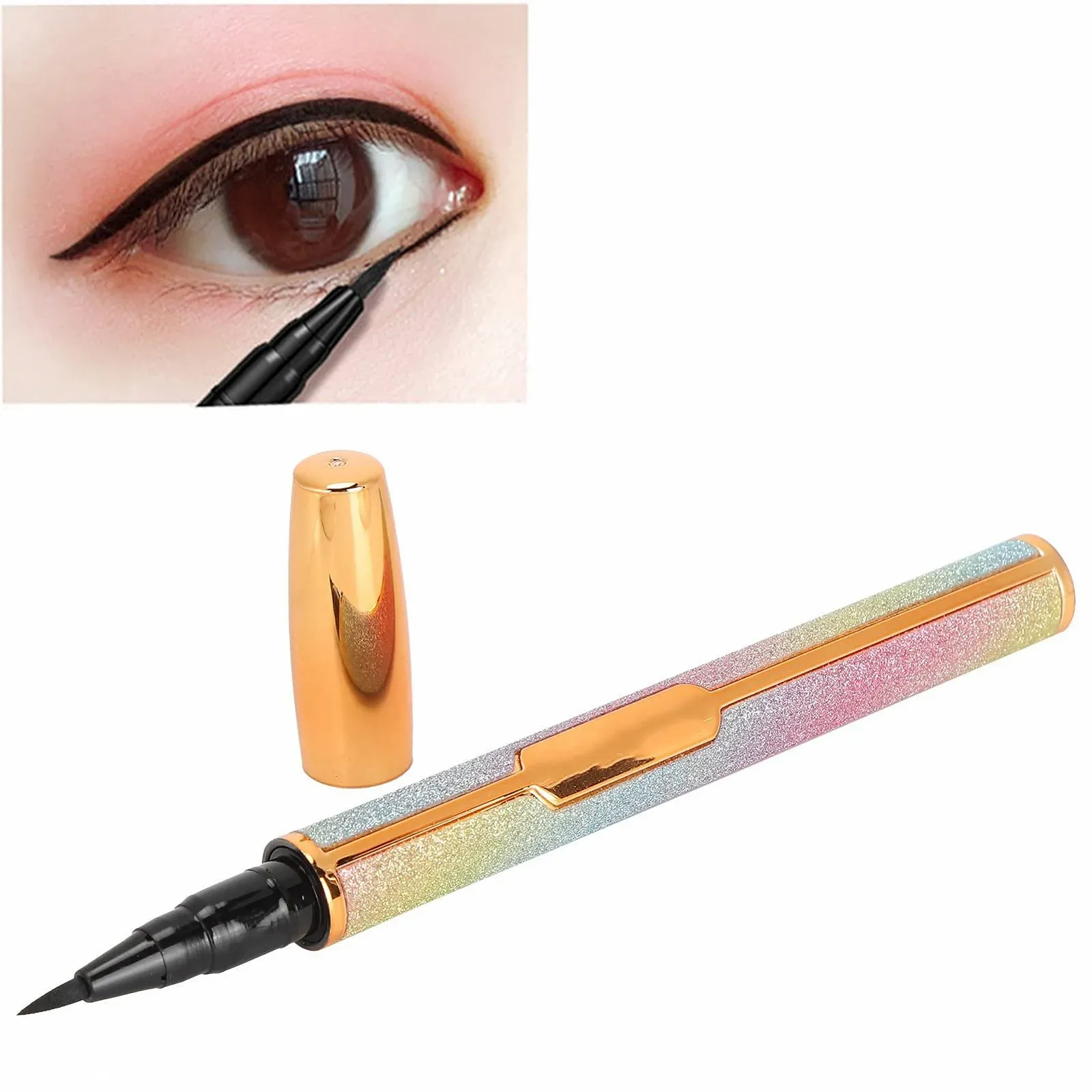 Рідка Підводка для очей 3 мл Водостійка, фото №3