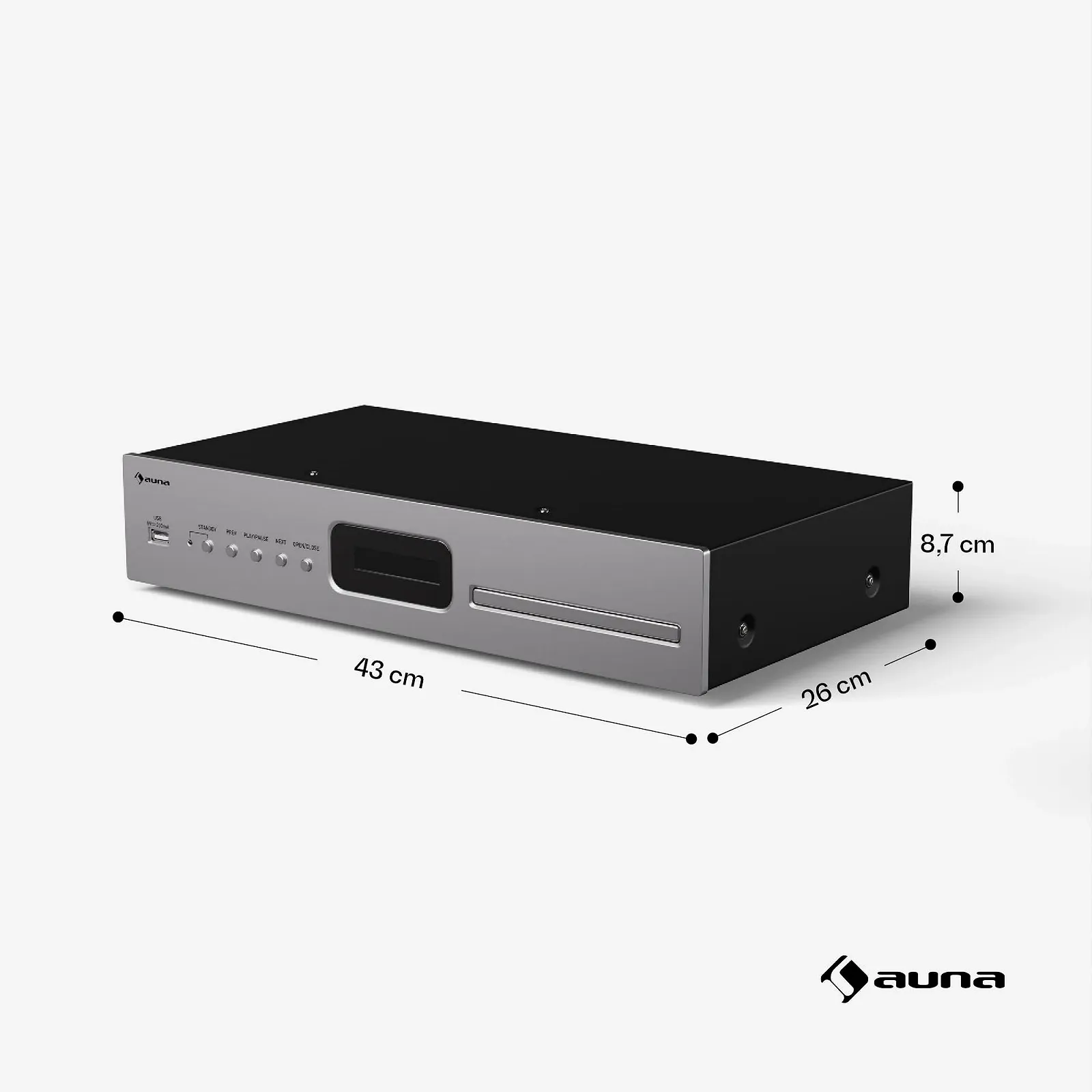 CD-проигрыватель Auna Art22 HiFi Серебристый, фото №7