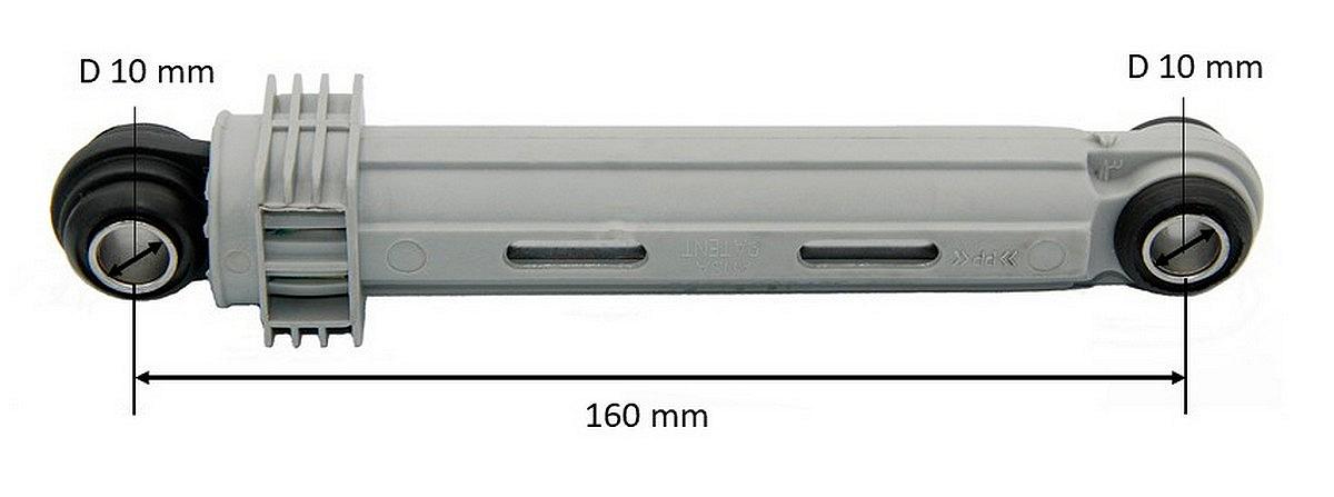 Амортизатор СМА Samsung DC66-00343F ANSA 60N мц160*10мм*10мм арт.smaa078, фото №4