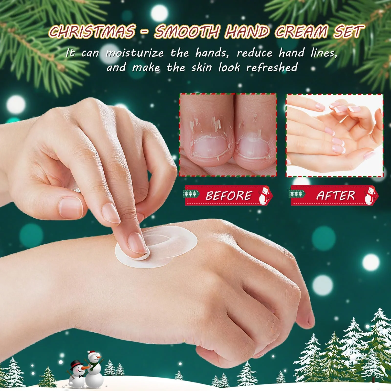 Крем для рук Різдвяний набір Міні 60 x 4 мл, фото №6